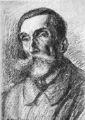 Oswald Wirth dessin au fusain
