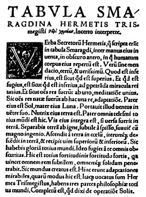 Table d'Emeraude